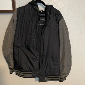 Mens Hurley rain jacket. Warm a few times. Perfect condition!
